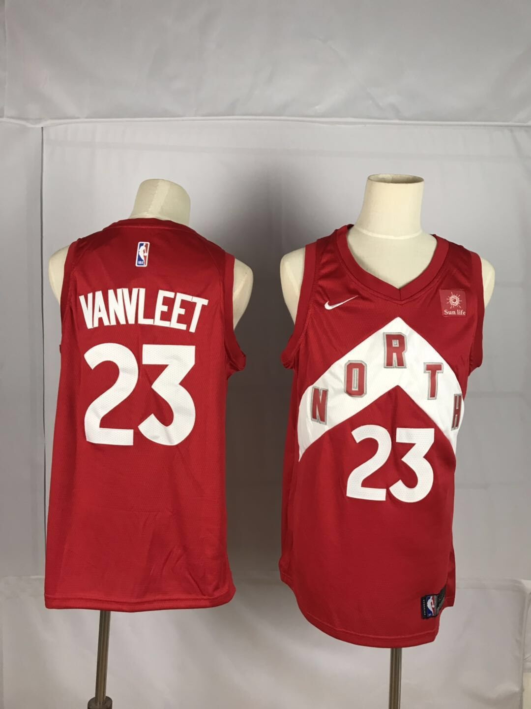 2019 Men Toronto Raptors #23 Vanvleet red NBA Nike Jerseys
